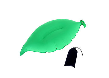 Material inflável verde da espuma da memória do descanso do curso com saco do armazenamento fornecedor