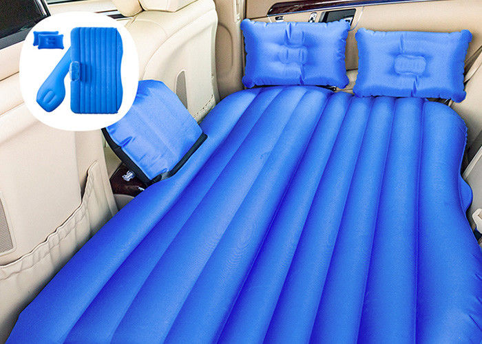 Colchão inflável azul da gravidez da cama de ar, cama de carro inflável para o banco traseiro fornecedor