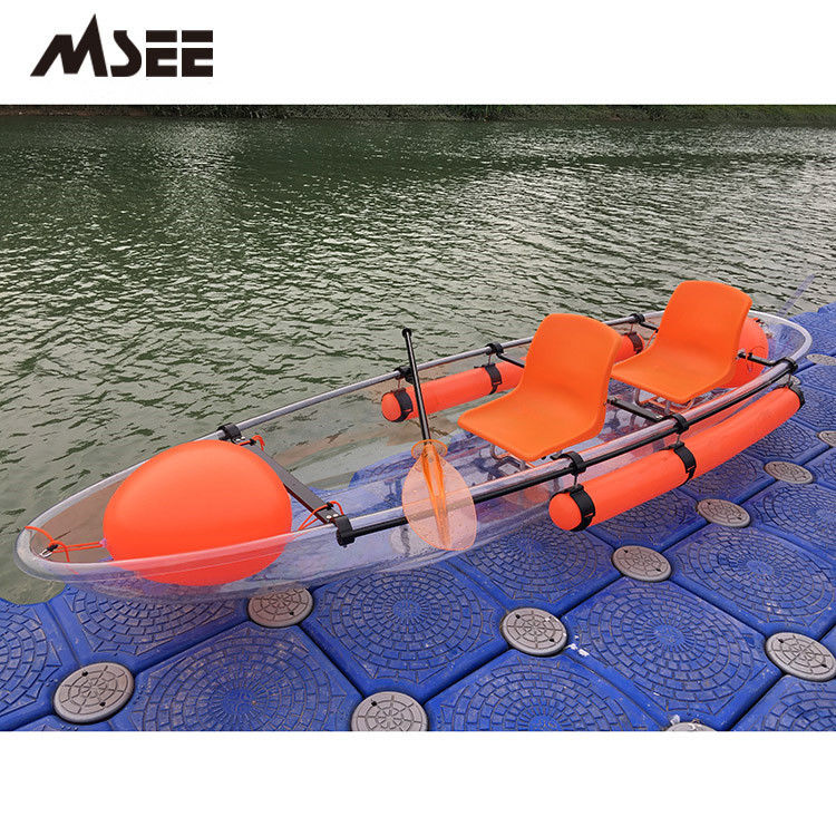Barco transparente do reforço -420 inflável do navegador do policarbonato com uma garantia do ano fornecedor